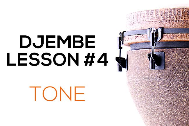 Djembe lesson 4 - the tone note