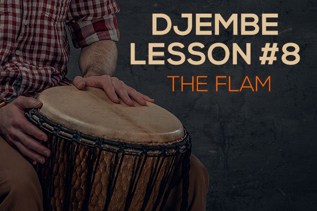 Djembe lesson - the flam