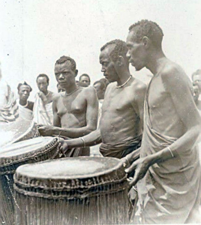 African drummers in 1936