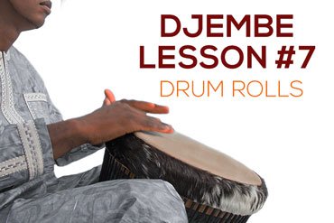 Djembe lesson - the drum roll