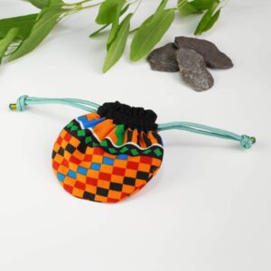 Ring and Bangle Bag - African Print Drawstring Pouch