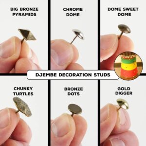 Decoration Studs for Djembe (10 Pieces)