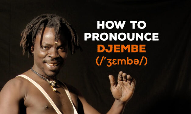 Djembe Pronunciation