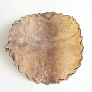 Goat Skin - Premium for Djembe - Thick, Hairless, Pre-Cut, Punched & Threaded