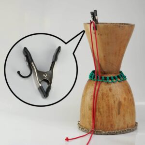 Speedy Djembe Rope Threading Tool - Clamp Hook Clip